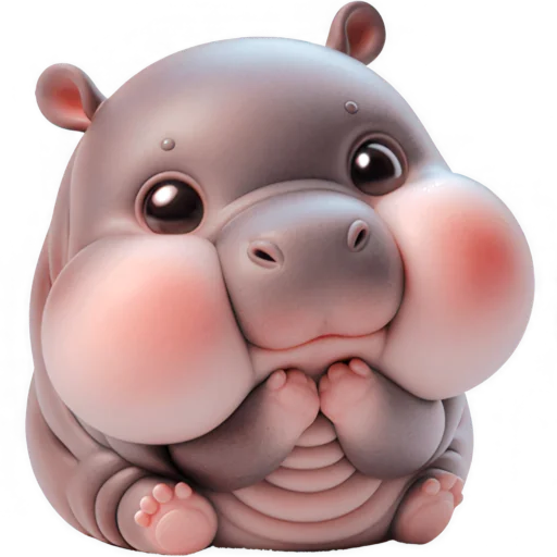 Эмодзи Малыш бегемотик