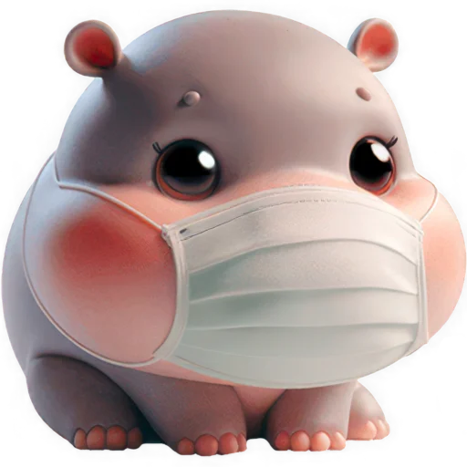 Эмодзи Малыш бегемотик