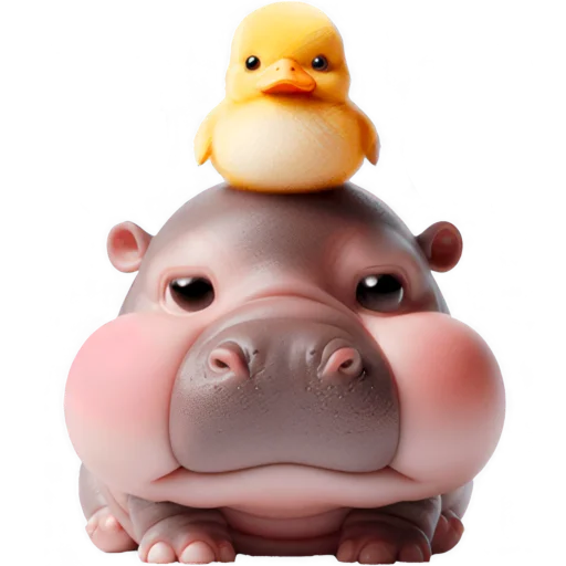 Эмодзи Малыш бегемотик