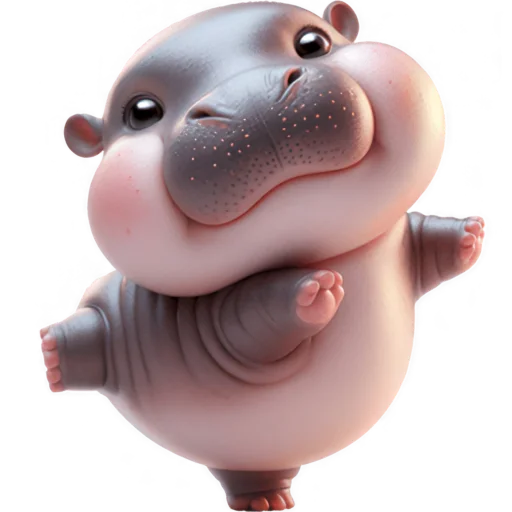 Эмодзи Малыш бегемотик