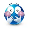 Эмодзи Blue faces