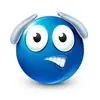 Эмодзи Blue faces