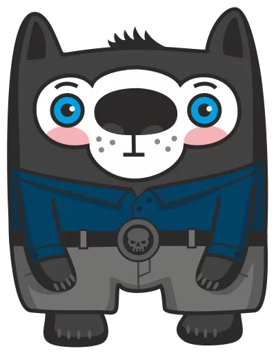 Эмодзи Bad Wolf