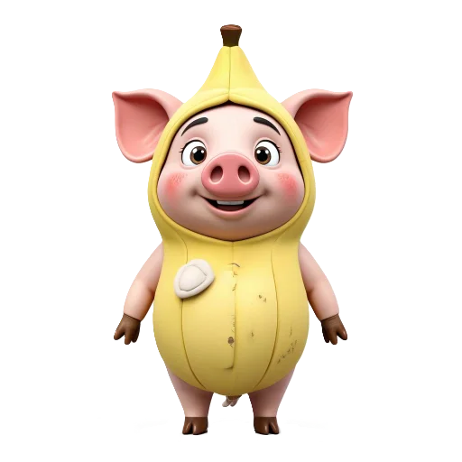 Эмодзи Banana Animals