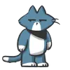 Эмодзи Bandit the cat