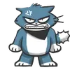 Эмодзи Bandit the cat