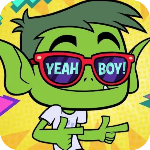 Эмодзи Beast Boy