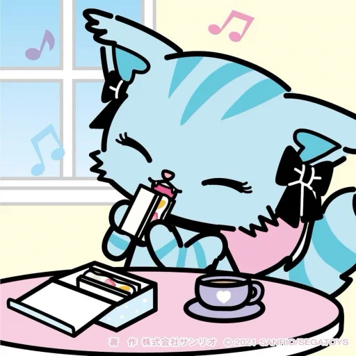 Эмодзи Beatcats Sanrio