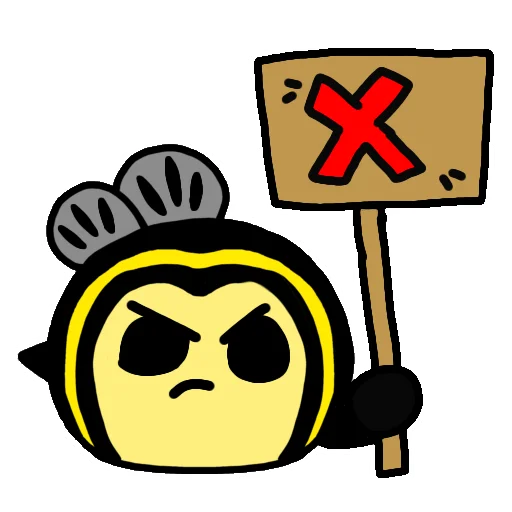 Эмодзи ПчОлка ЖУ-ЖУ