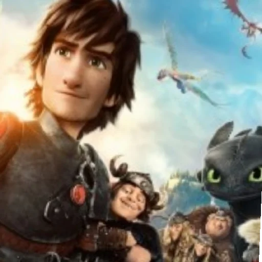 Эмодзи Беззубик Иккинг и Дневная Фурия