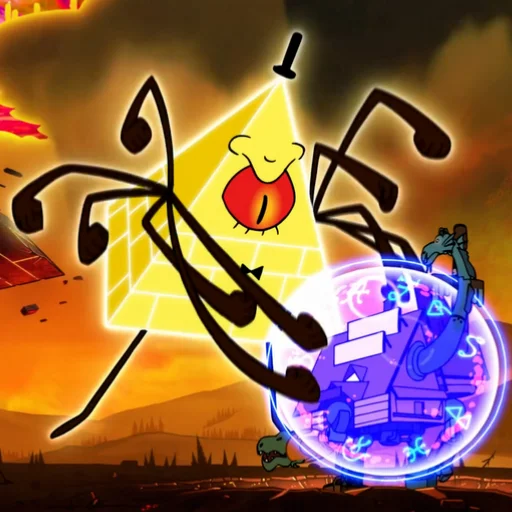 Эмодзи Bill Cipher | Gravity Falls