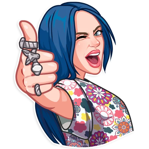 Эмодзи Billie Eilish