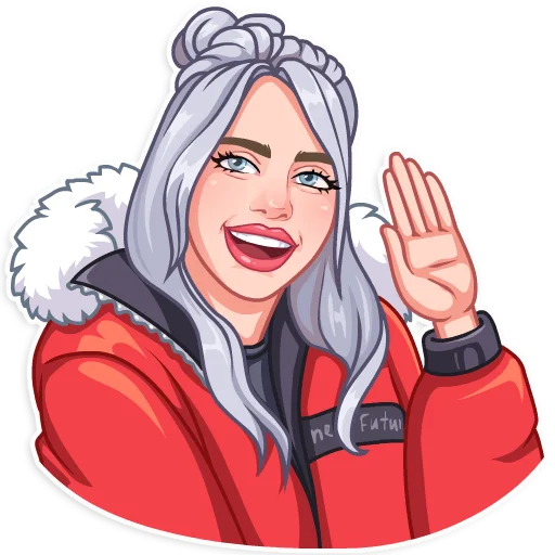Эмодзи Billie Eilish