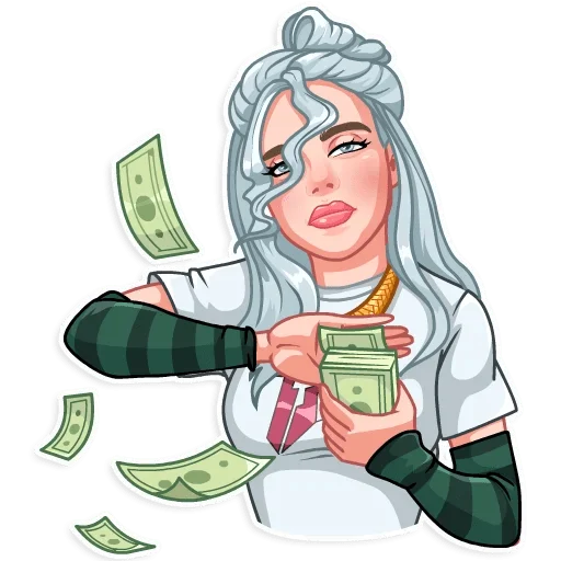 Эмодзи Billie Eilish