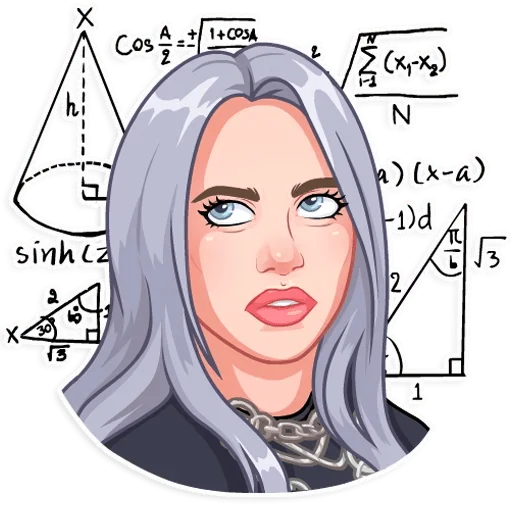 Эмодзи Billie Eilish