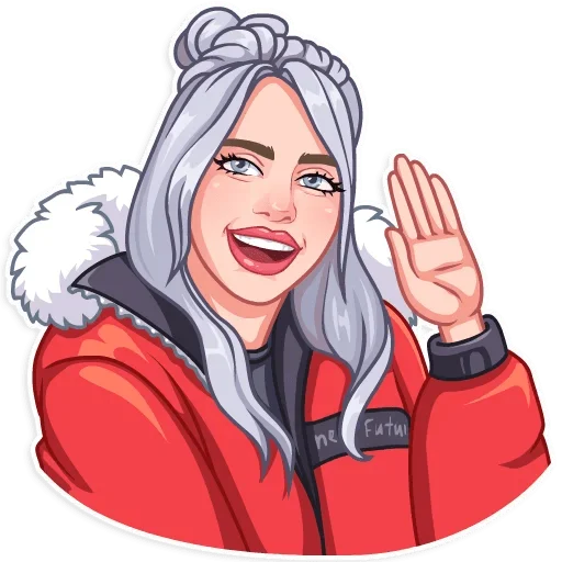 Эмодзи Billie Eilish