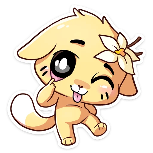 Эмодзи Бисквит и Ванилька