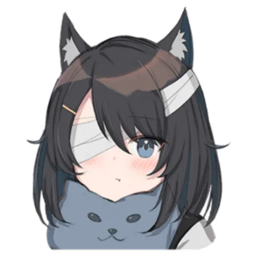 Эмодзи Black cat Eve