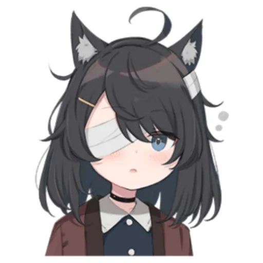 Эмодзи Black cat Eve