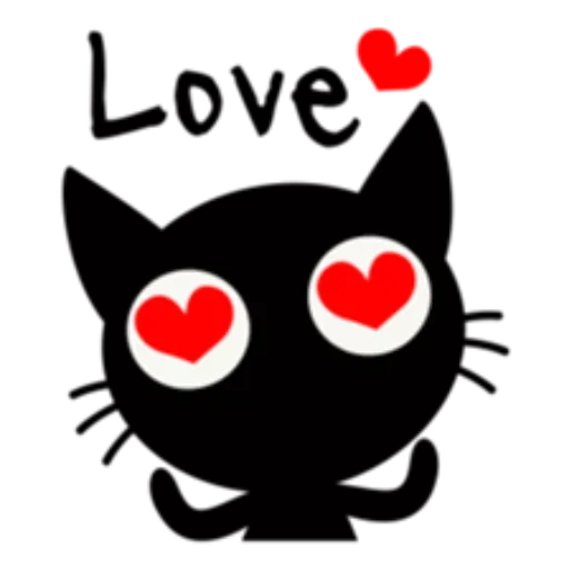 Эмодзи Black cat