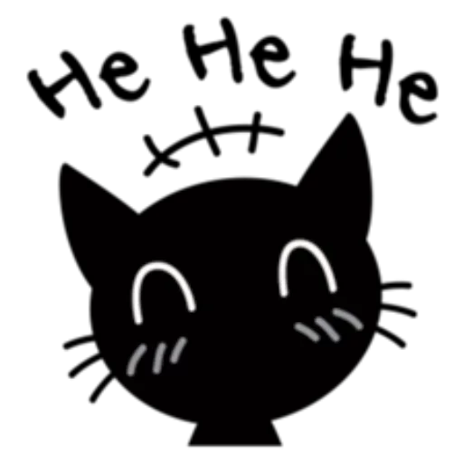 Эмодзи Black cat