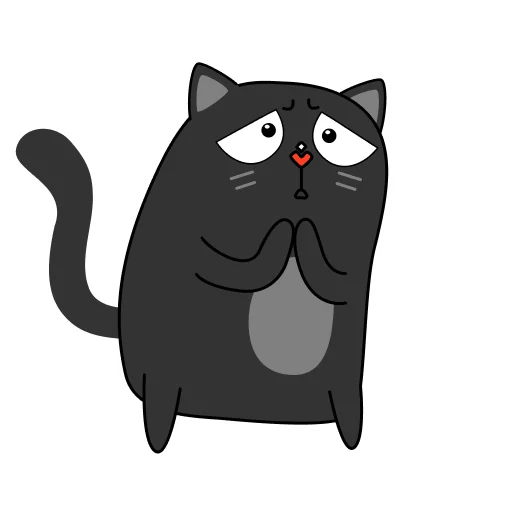 Эмодзи BlackCyberCat