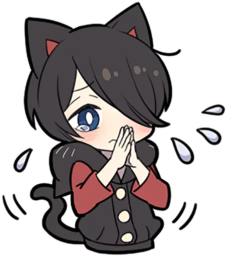 Эмодзи Black Kitten