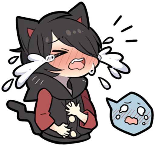 Эмодзи Black Kitten