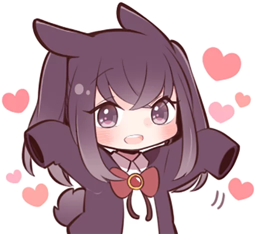 Эмодзи Black Sweetie Bunny By SR