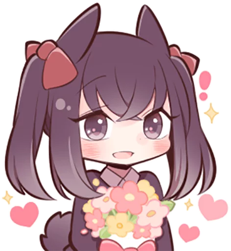 Эмодзи Black Sweetie Bunny By SR