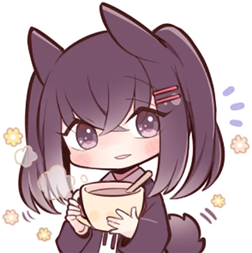 Эмодзи Black Sweetie Bunny By SR