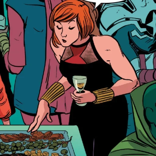 Эмодзи Black Widow