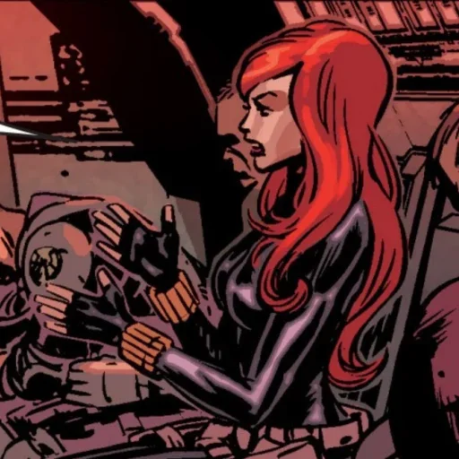 Эмодзи Black Widow