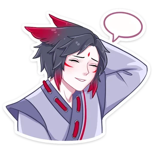 Эмодзи Тëмный Хидэ без надписей