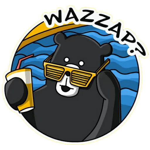 Эмодзи Black Bear Coffee