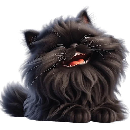 Эмодзи Черный котэ