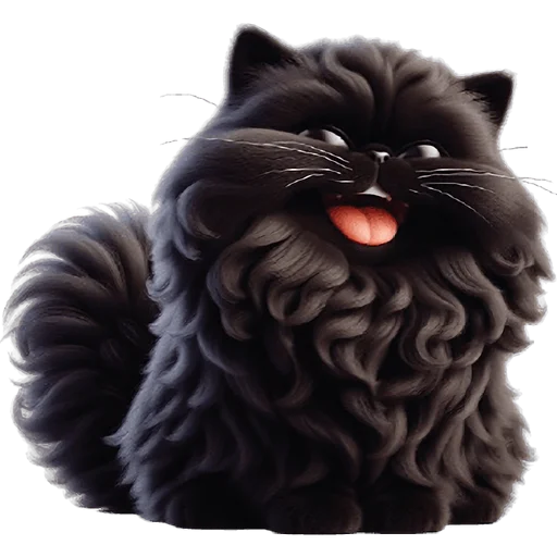 Эмодзи Черный котэ