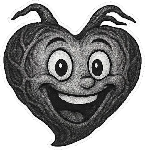 Эмодзи Black heart