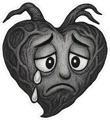 Эмодзи Black heart