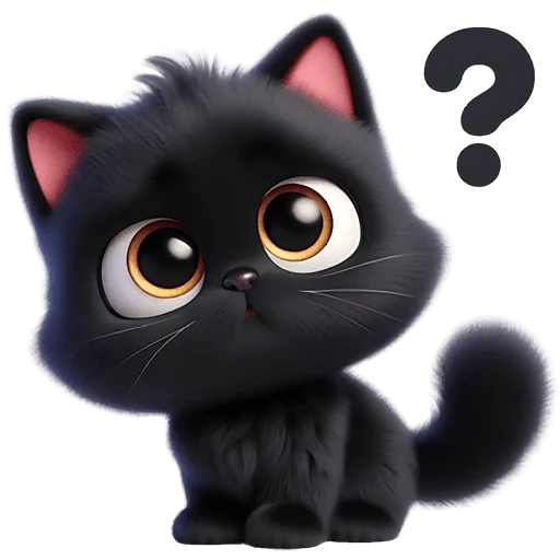 Эмодзи Пушистые тьмы