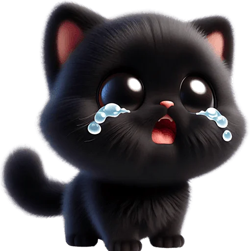 Эмодзи Пушистые тьмы