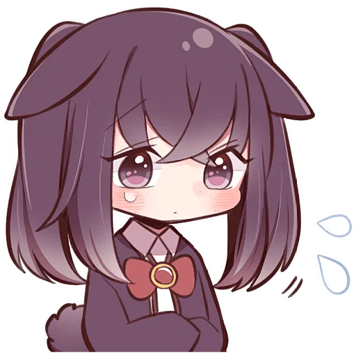 Эмодзи Черная зайка 2