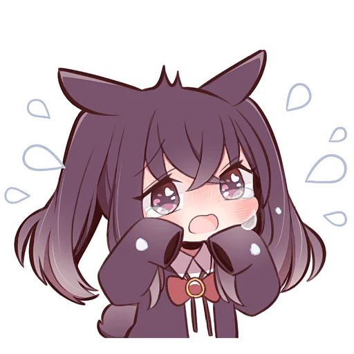 Эмодзи Черная зайка 2