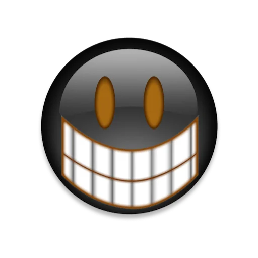 Эмодзи Black emoji ios