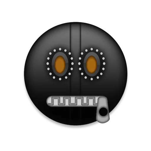 Эмодзи Black emoji ios