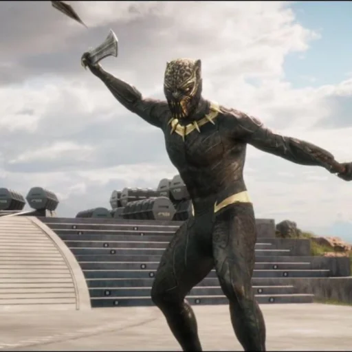 Эмодзи Black panther