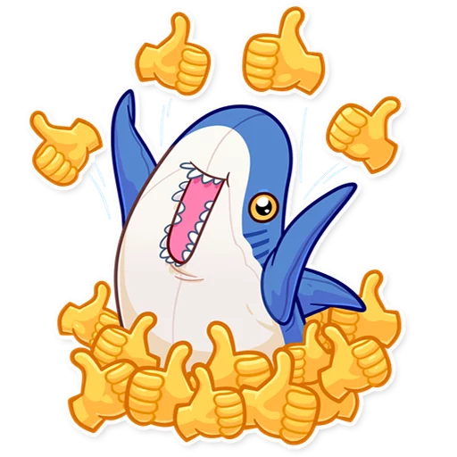Эмодзи Shark