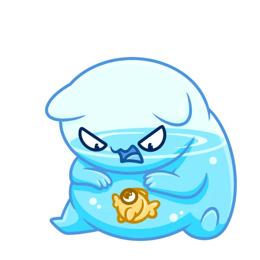 Эмодзи Булькс без текста