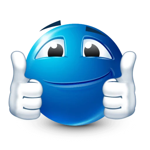 Эмодзи Blue faces