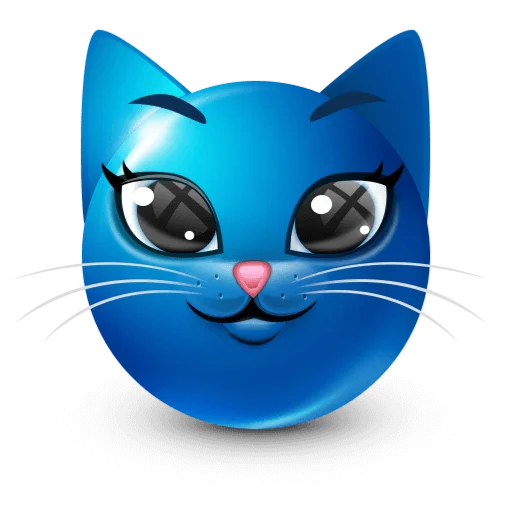 Эмодзи Blue faces